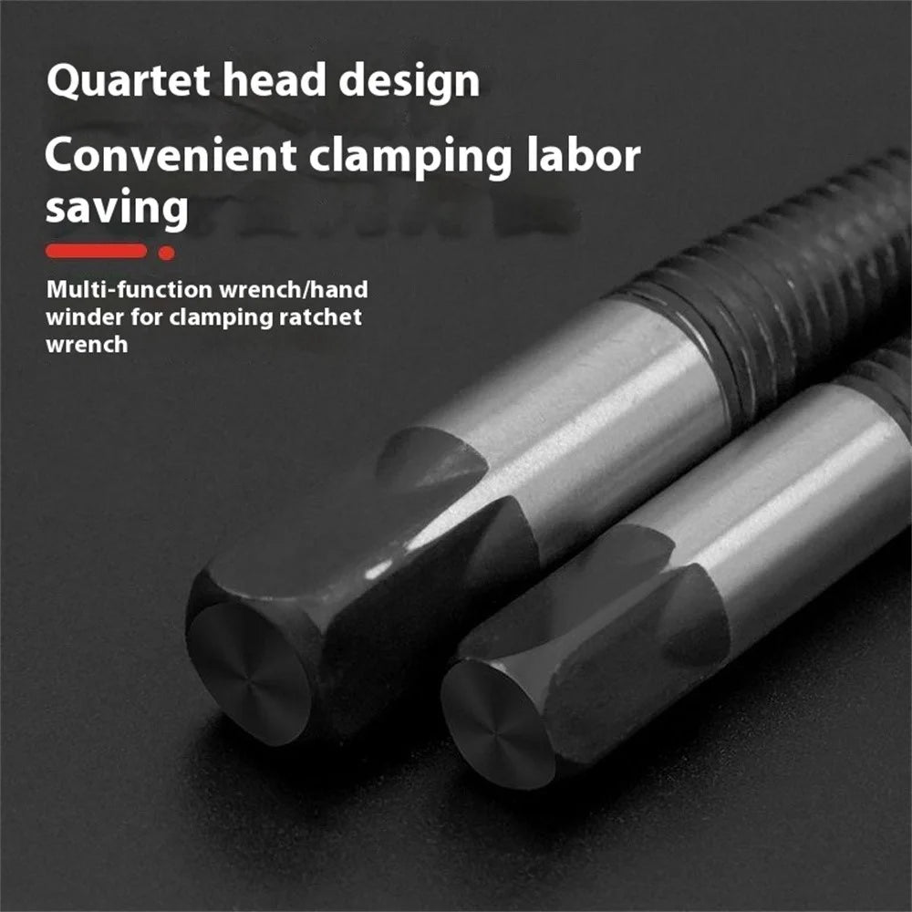 5Pcs Damaged Screw Extractor Set High Carbon Steel Broken Bolt Remover Kit Woodworking Tool - 3