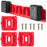 RIS-M-1 3Pcs For Milwaukee M18 18V Battery Holder Shelf Wall Mount Hanger Storage Rack - 1