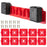 RIS-M-1 10Pcs For Milwaukee M18 18V Battery Holder Shelf Wall Mount Hanger Storage Rack - 1