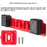 RIS-M-1 10Pcs For Milwaukee M18 18V Battery Holder Shelf Wall Mount Hanger Storage Rack - 5