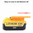 RIS-DW-1 6Pcs For Dewalt 20V / 60V DCB200 Battery Holder Wall Storage Mounts Battery Rack - 4