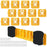 RIS-DW-1 12Pcs For Dewalt 20V / 60V DCB200 Battery Holder Wall Storage Mounts Battery Rack - 1