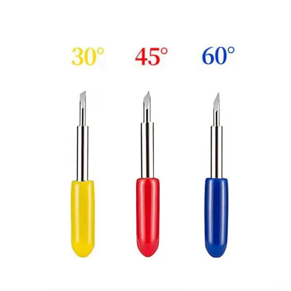 15Pcs Engraving Cutter Plotter 30 / 45 / 60 Degree Tungsten Carbide Cutting Blades for Wood / PVC / MDF - 3