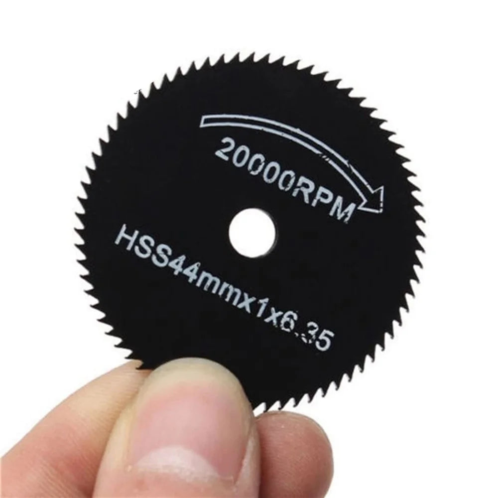 5Pcs HSS Mini Circular Saw Blades Wood Metal Cutting Electric Drill Rotary Blades with 3.17mm Connecting Rod - 3