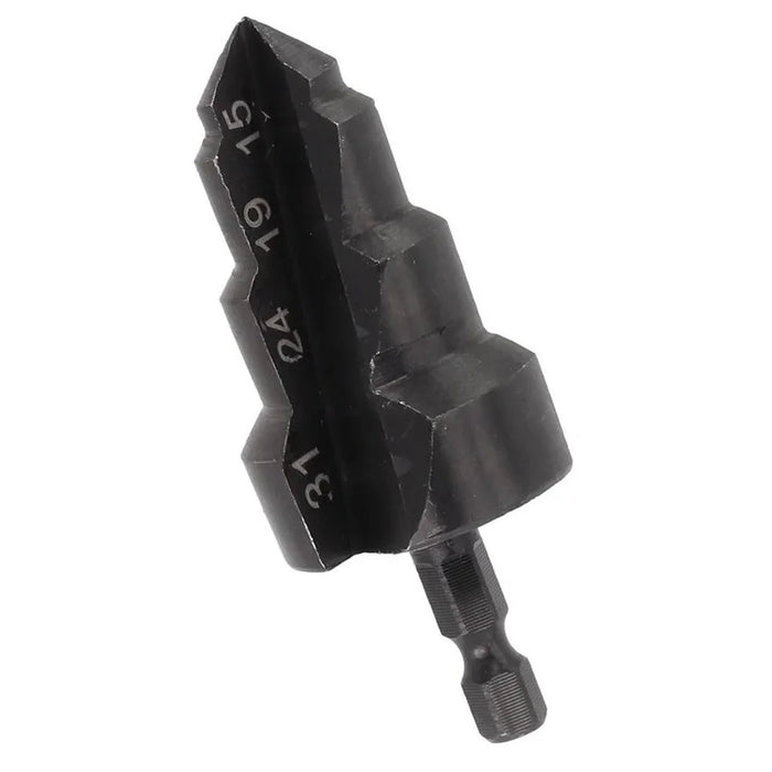 For PPR Pipe Tri-Blade Hex Shank Expansion Drill Bit 15  /  19  /  24  /  31mm Hex Shank Plumbing Drill Bits - 2