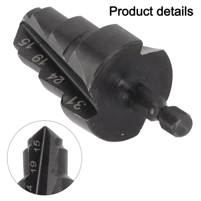 For PPR Pipe Tri-Blade Hex Shank Expansion Drill Bit 15  /  19  /  24  /  31mm Hex Shank Plumbing Drill Bits - 3