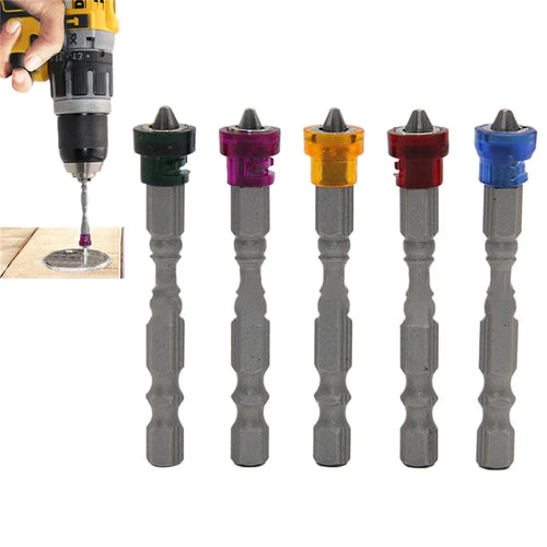 5 PCS Magnetic Screwdriver Bits 65mm Cross Head 1 / 4 Inch Standard Hex Shank Drill Bits - 1