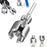 PPR Water Pipe Threading Tool 40CR Alloy 1 / 2 Inch Internal External Thread Tap Die Set - 1