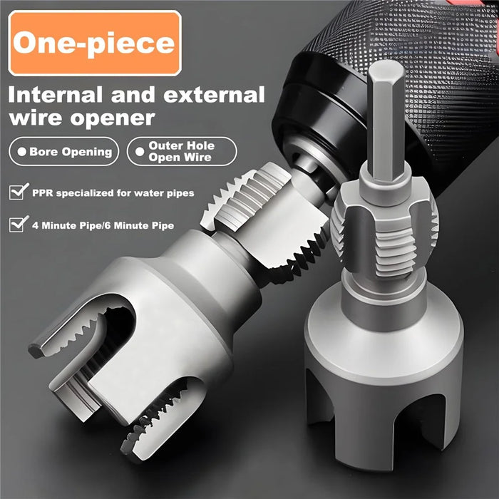 PPR Water Pipe Threading Tool 40CR Alloy 1 / 2 Inch Internal External Thread Tap Die Set - 2