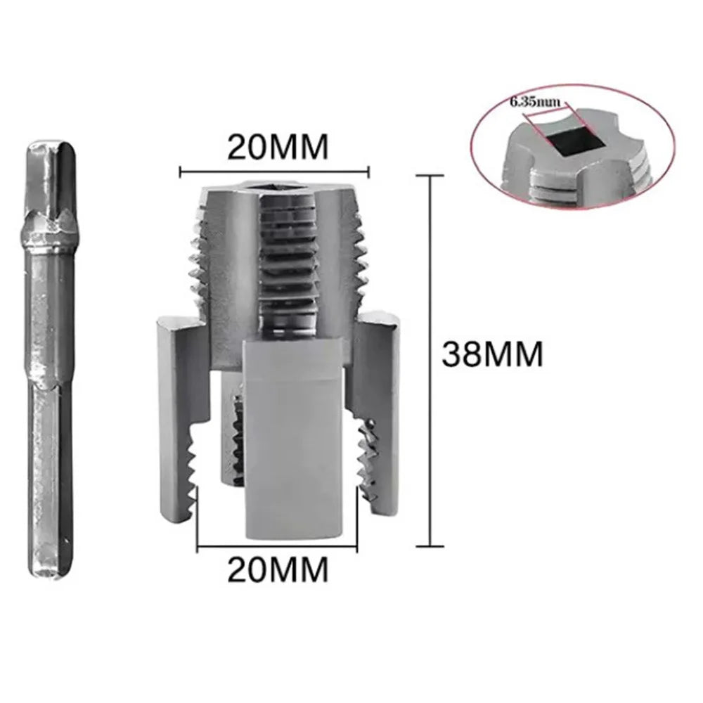 1 / 2 Inch PPR Water Pipe Alloy Threading Tool Internal External Thread Cutter - 6