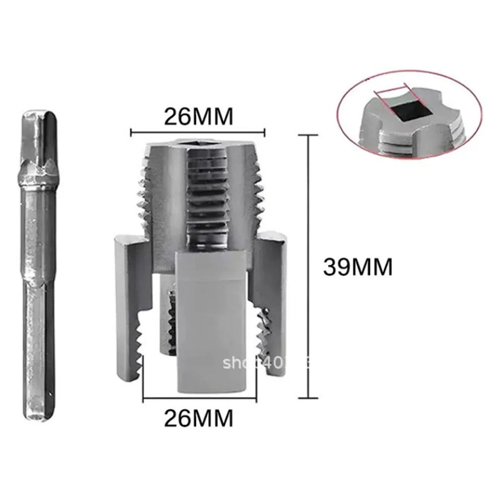 3 / 4 Inch PPR Water Pipe Alloy Threading Tool Internal External Thread Cutter Tap Die Set - 6