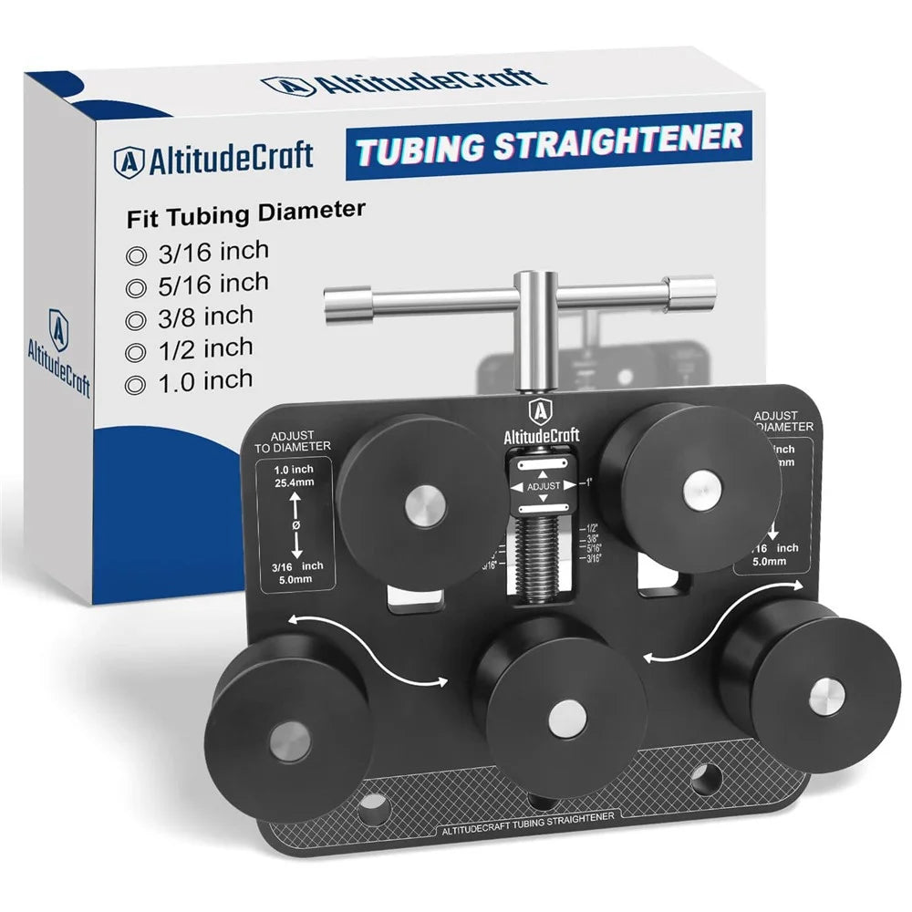 Pipe Straightener for 3 / 16 - 1.0 Inch Diameter Brake Line Fuel Line Tubing Straightening Tool - 1