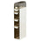 Slim Bathroom Storage Cabinet Waterproof Dustproof 5 Tier Transparent Organizer For Toilet Side - 1