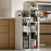 3-Tier Slim Storage Organizer Transparent Dust Proof Container Box for Kitchen / Bathroom / Bedroom - 2
