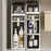 3-Tier Slim Storage Organizer Transparent Dust Proof Container Box for Kitchen / Bathroom / Bedroom - 5