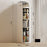 4-Tier Slim Storage Organizer Transparent Dust Proof Container Box for Kitchen / Bathroom / Bedroom - 1