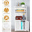 Multifunctional Bathroom Floor Cabinet Large Capacity Storage Organizer With Shelves For Toiletries Towels - 6
