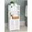 Multifunctional Bathroom Floor Cabinet Large Capacity Storage Organizer With Shelves For Toiletries Towels - 7