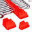 Wrench Organizer 20 Slots Tool Spanner Storage Holder for Garage / Workshop Space Saving Heavy Duty - Red - 1