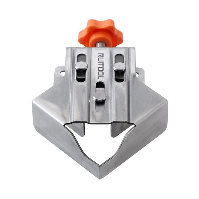 Stainless Steel Right Angle Clamp 90° Woodworking Tool Quick Grip Frame Splicing Positioner - Closed Right Angle Clamp - 1