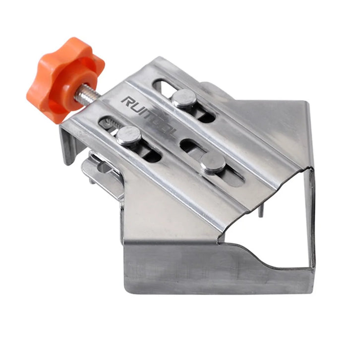 Stainless Steel Right Angle Clamp 90° Woodworking Tool Quick Grip Frame Splicing Positioner - Closed Right Angle Clamp - 2