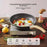 MENJO Granite Frying Pan 20cm Non Stick Skillet with Lid / Spatula for Home Cooking - 3