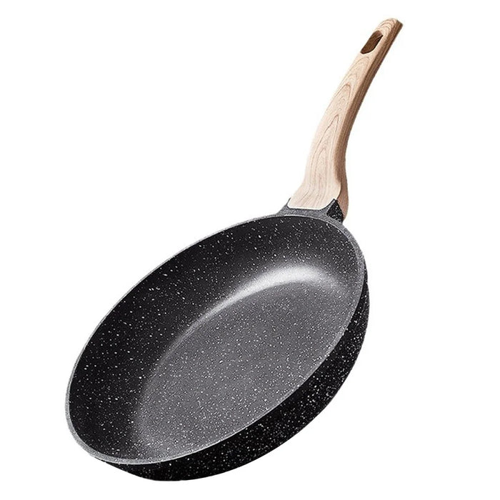 MENJO Granite Frying Pan 30cm Non Stick Skillet with Lid / Spatula for Home Cooking - 2