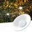 Outdoor Waterproof Solar Powered Ceiling Porch Hanging 4-Head Light Bulb with Extension Cord - Cool White - 3