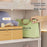 3-Tier 64cm Clothes Container Holder Dust-Proof Assembly Clothes Storage Cabinet with Clear Flip-Top Door for Bedroom - Black - 3