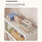 3-Tier 64cm Clothes Container Holder Dust-Proof Assembly Clothes Storage Cabinet with Clear Flip-Top Door for Bedroom - Black - 4