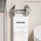 Wall Mounted Trash Can with Lid Tissue Box Combo Space Saving for Bathroom Kitchen Living Room - White - 6
