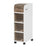4 Tier Bathroom Storage Shelf with Wheels for Toilet Space Saver Slim Storage Organizer Rack - 1