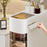 6-Tier Bathroom Storage Cabinet Narrow Toilet Side Organizer with Drawer Casters Space-Saving Gap Rack - 1