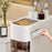 5-Tier Bathroom Storage Cabinet Slim Toilet Paper Holder with Trash Can Drawer Organizer with Wheels - 2