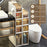 Bathroom Storage Cabinet 5 Tier Slim Rolling Cart with Wheels Toilet Side Organizer Shelf - 2