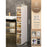 Bathroom Storage Cabinet 6 Tier Slim Rolling Cart with Wheels Toilet Side Organizer Shelf - 4