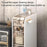 4-Tier Bathroom Storage Cabinet Slim Rolling Cart For Toilet Paper Organizer with Drawers and Wheels - 2