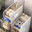 4-Tier Bathroom Storage Cabinet Slim Rolling Cart For Toilet Paper Organizer with Drawers and Wheels - 5