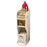 3 Tier Bathroom Storage Cabinet Slim Rolling Organizer for Toilet Paper Toiletries Laundry Basket - 1