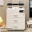 3 Layers Desktop Storage Box with Password Lock File Organizer Privacy Security Cabinet - Transparent Grey - 6