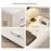 4 Layers Desktop Storage Box with Password Lock File Organizer Privacy Security Cabinet - Transparent Grey - 6