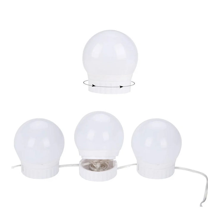 14 Bulbs LED Makeup Mirror Light Bulb Vanity Fill Light Dimmable Lamp for Dressing Table - 2