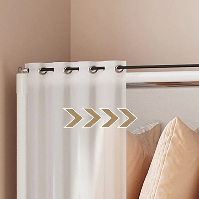 40 x 30 x 155cm 6 Tier Bedroom Wardrobe Closet Organizer Storage Cabinet with Drawer - White - 2