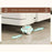 28.5x24.5x86cm 2-Tier Bathroom Storage Cabinet with Wheels Narrow Gap Rolling Organizer Rack for Toilet Washroom - Transparent - 3