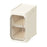 Single Tier Storage Cabinet Waterproof Dustproof Organizer with Clear Door Removable Shelf for Bathroom Kitchen - Beige - 1