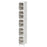 Storage Cabinet 5 Tier Narrow Gap Organizer with Wheels Waterproof Dustproof for Bathroom Kitchen Bedroom - Grey - 1