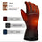 Electric Heated Gloves with 2x 5000mAh Battery Touchscreen Waterproof Rechargeable Warm Gloves for Winter Outdoor - 6