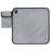 43x43cm Portable Heated Seat Cushion 3 Temperature Modes Magic Tape Pocket Foldable Warming Pad for Camping Car Office - Blue - 2