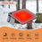 43x43cm Portable Heated Seat Cushion 3 Temperature Modes Magic Tape Pocket Foldable Warming Pad for Camping Car Office - Blue - 4