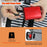 43x43cm Portable Heated Seat Cushion 3 Temperature Modes Magic Tape Pocket Foldable Warming Pad for Camping Car Office - Blue - 6